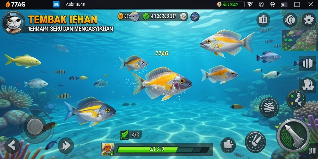 Screenshot gameplay Tembak Ikan yang seru dari 77AG.