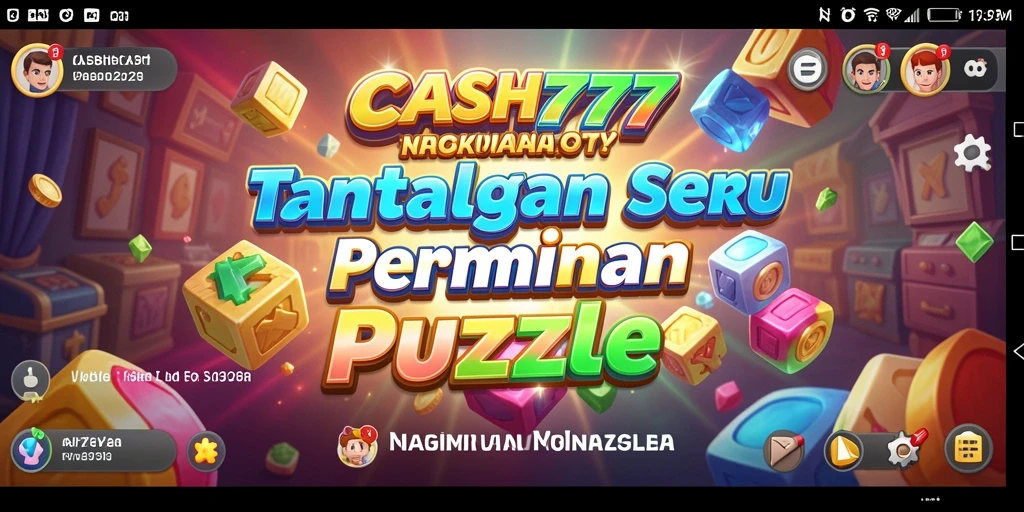 Tampilan gameplay CASH777 dengan tantangan Puzzle seru.