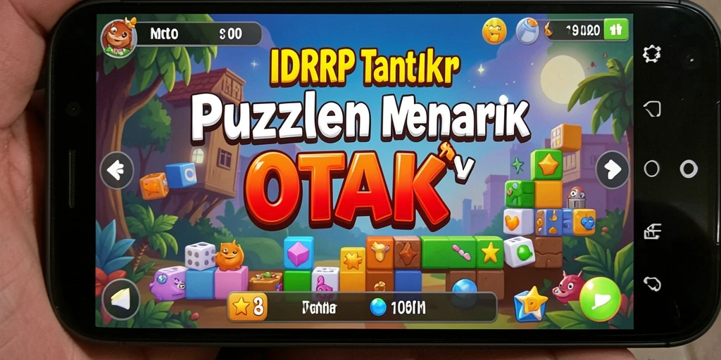 Screenshot gameplay IDRRP menampilkan momen seru saat menyelesaikan puzzle.