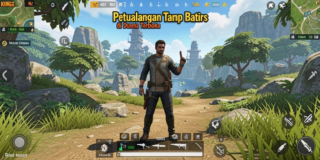 Gameplay KING403 menampilkan petualangan di dunia terbuka yang luas dan menarik.