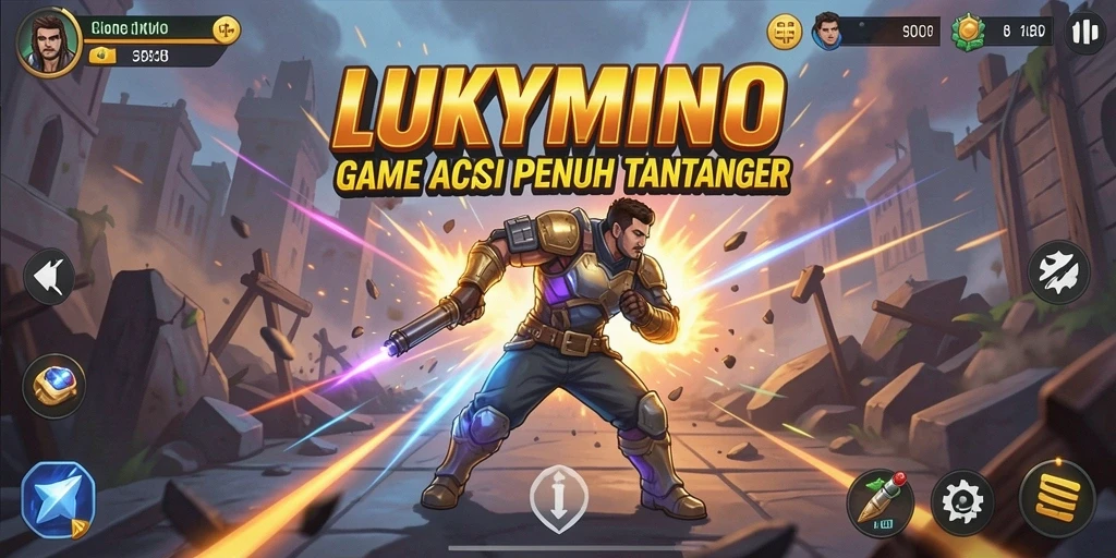 Tampilan mengesankan dari gameplay penuh aksi LUKYMINO.