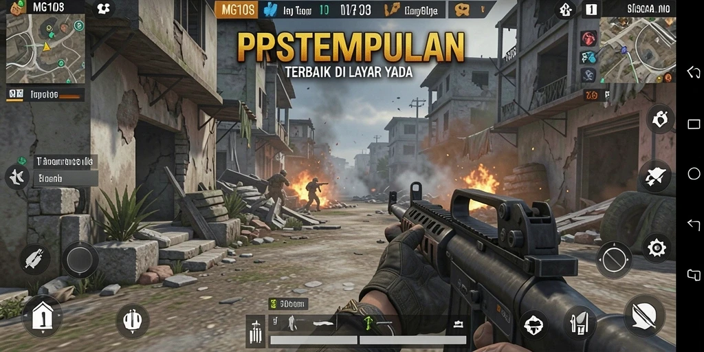 Tangkapan layar gameplay MG108 yang penuh aksi dan seru.