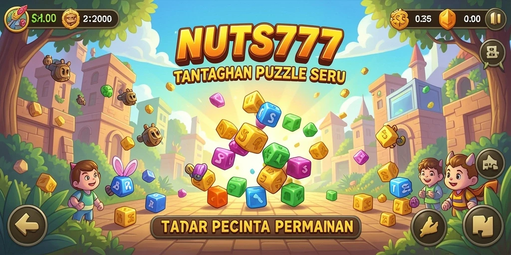 Tampilan gameplay NUTS777 yang menarik dan menantang.