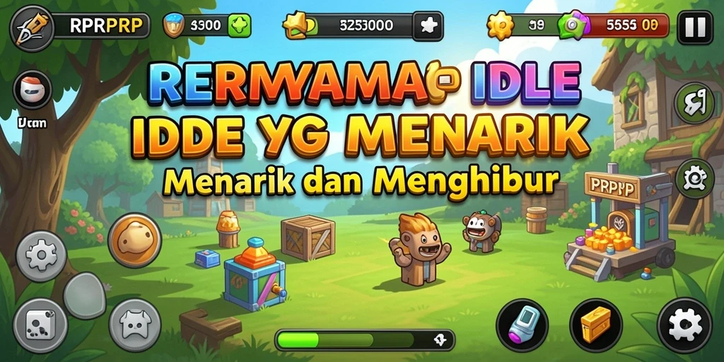 Screenshot gameplay menampilkan aktivitas seru di RPRPRP.