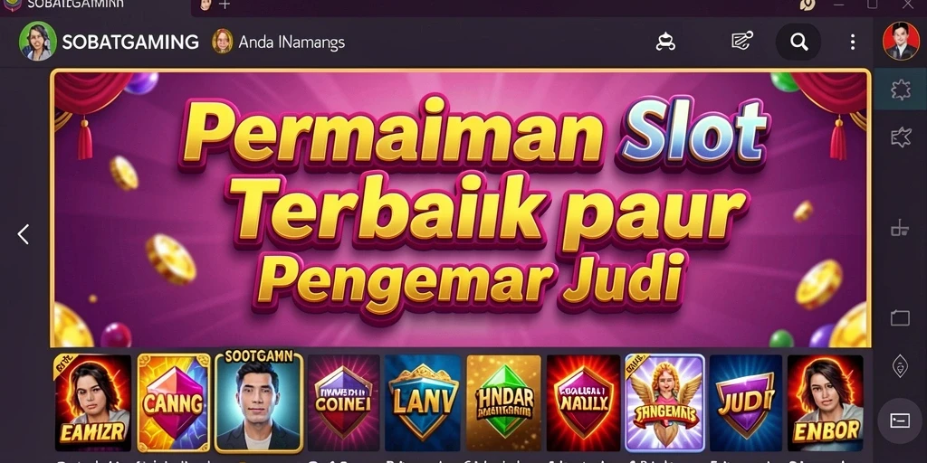 Tampilan menarik dari gameplay SOBATGAMING yang mengasyikkan.